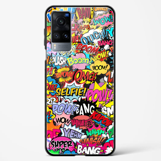 comic madness - Vivo X60 Glass Gripper Case