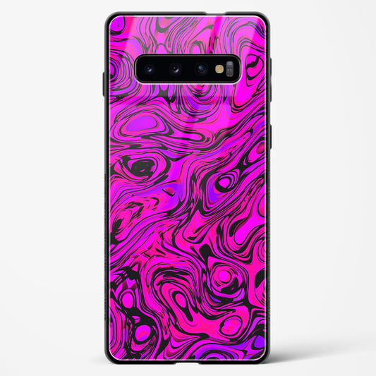 Colourful Liquid Vector - Samsung Galaxy S10 Plus Glass Gripper Case