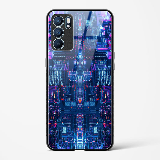 City Glitch - Oppo Reno 6 Pro 5G Glass Gripper Case