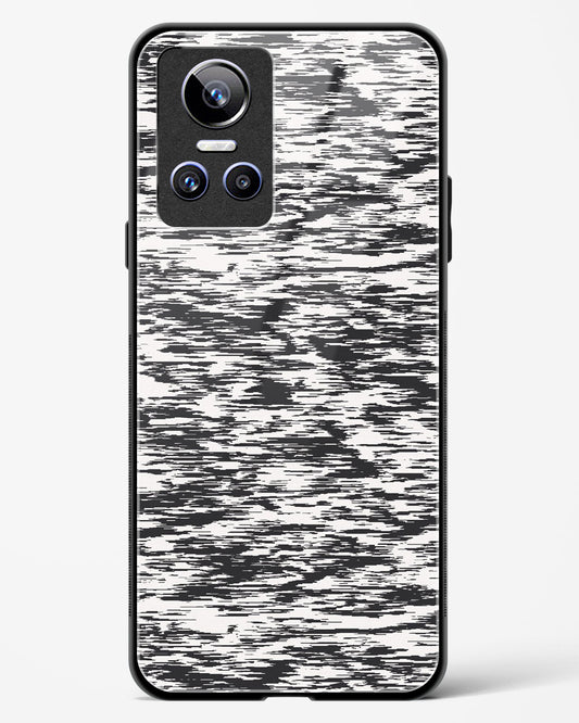 Black and White Glitch - Realme GT Neo 3 Glass Gripper Case