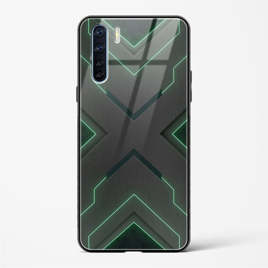 Green Horizon - Oppo A91 Glass Gripper Case