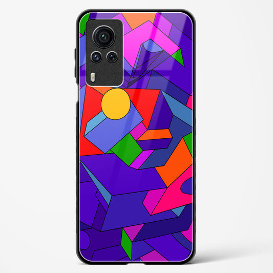 Geometric Chroma  - Vivo X60 Pro Glass Gripper Case