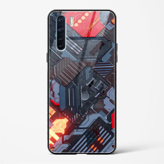 Sanguine Surge - Oppo A91 Glass Gripper Case