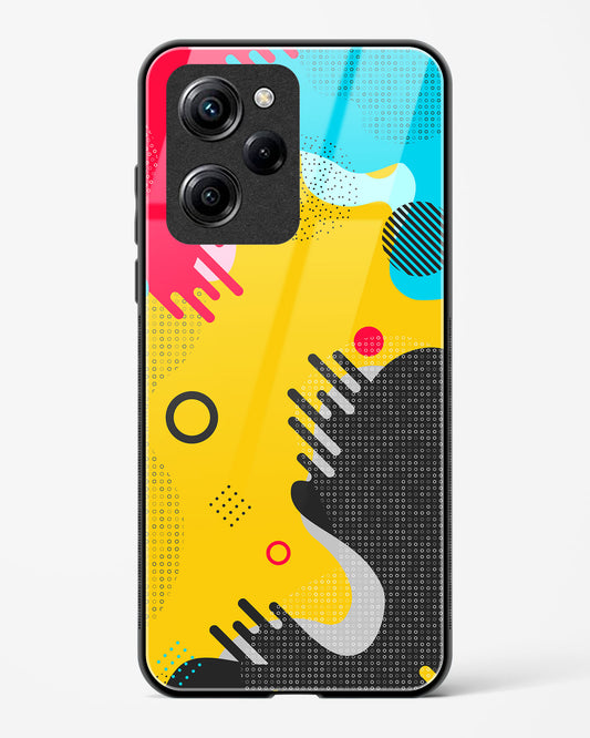 Boho Abstract - POCO X5 Pro 5G Glass Gripper Case