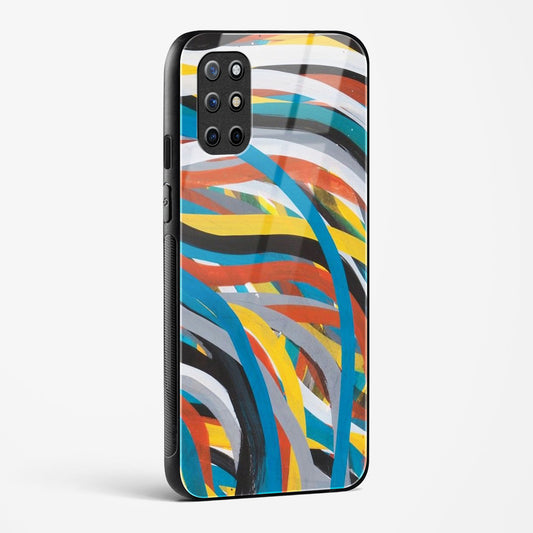 colorful stroke pattern OnePlus OnePlus 8T Glass Gripper Case