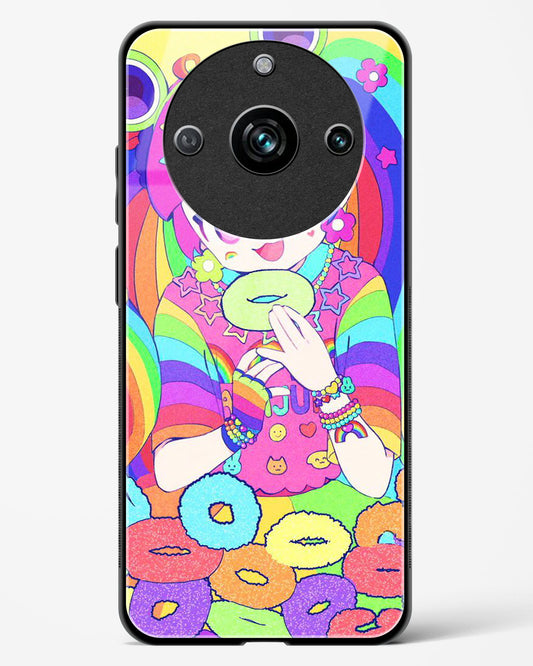 Kawaii Girl Art - Realme 11 Pro Plus 5G Glass Gripper Case