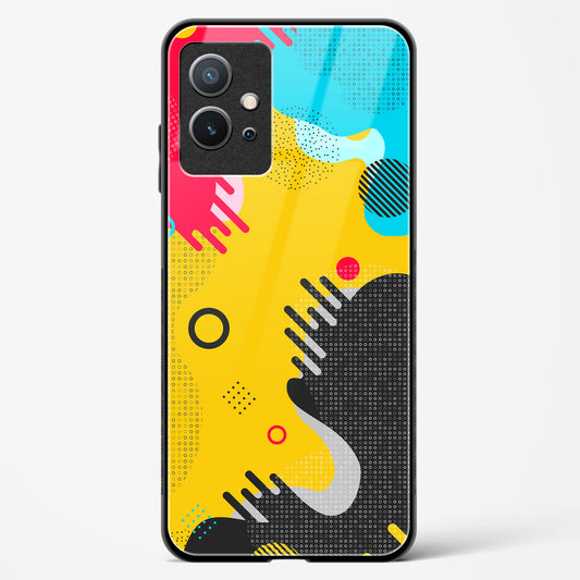 boho abstract - Vivo Y75 5G Glass Gripper Case