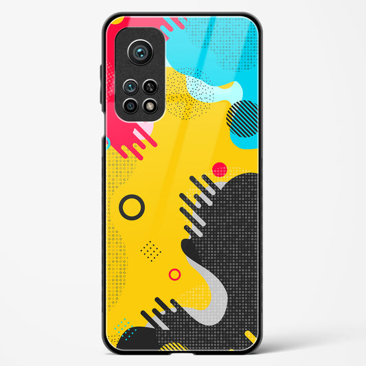 boho abstract - Mi 10T Pro Glass Gripper Case