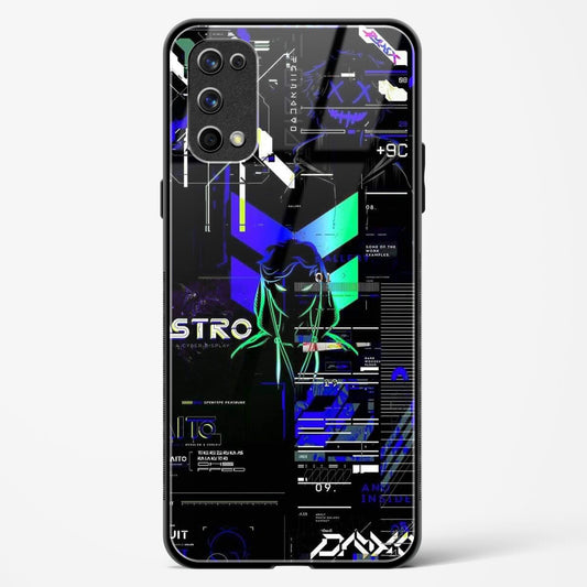 Cyber Boy Blue - Realme 7 Pro Glass Gripper Case