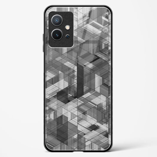 Black Diamond Grid - Vivo Y75 5G Glass Gripper Case