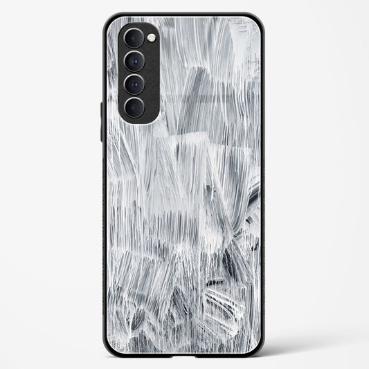 white paint - Oppo Reno 4 Pro Glass Gripper Case