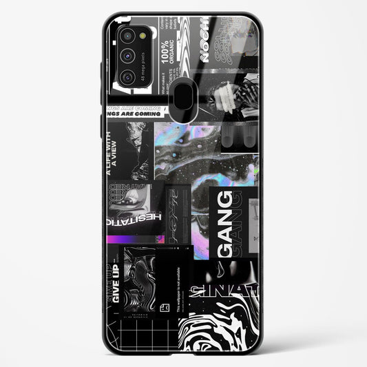 Anxiety Being - Samsung Galaxy M21 Glass Gripper Case