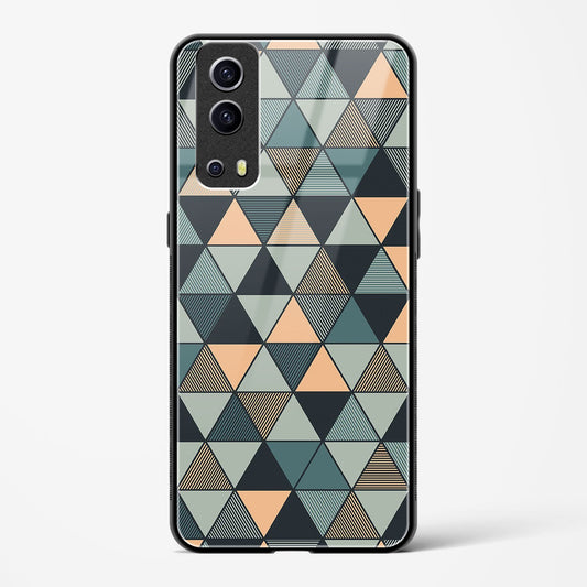 Triangle Mosaic - Vivo iQOO Z3 Glass Gripper Case