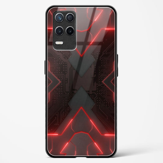 Red Horizon - Realme 8 5G Glass Gripper Case