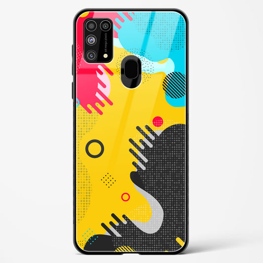 Boho Abstract - Samsung Galaxy M31 Glass Gripper Case