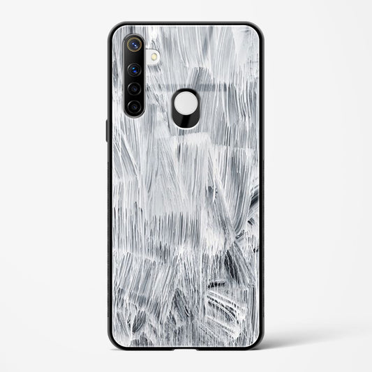 white paint - Realme Narzo 10 Glass Gripper Case