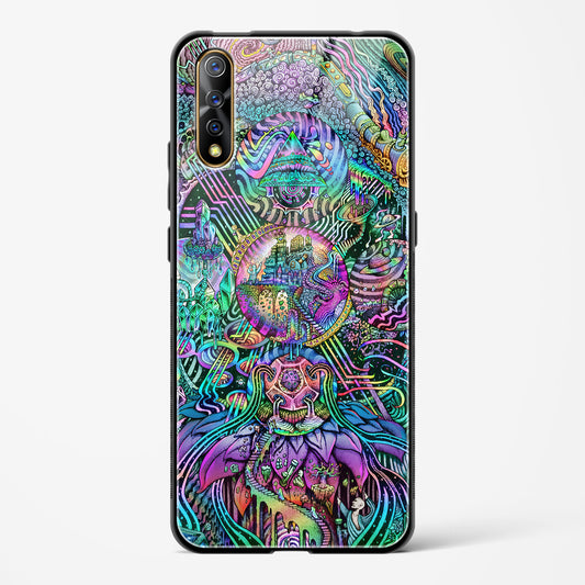 Trippy Galaxy  - Vivo S1 Glass Gripper Case