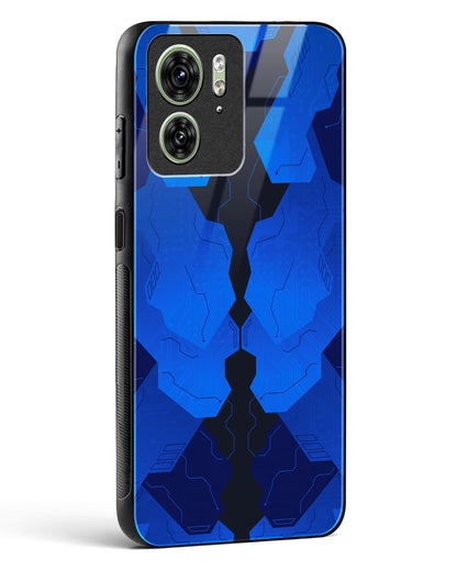 Blue Blitz - Motorola Edge 40 Glass Gripper Case