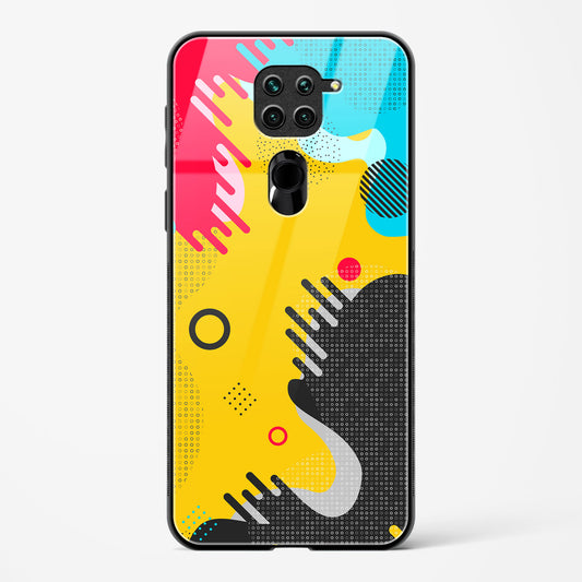 boho abstract - Redmi Note 9 Glass Gripper Case