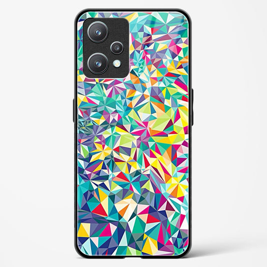 colorful geometric abstract - Realme 9 Pro Plus 5G Glass Gripper Case