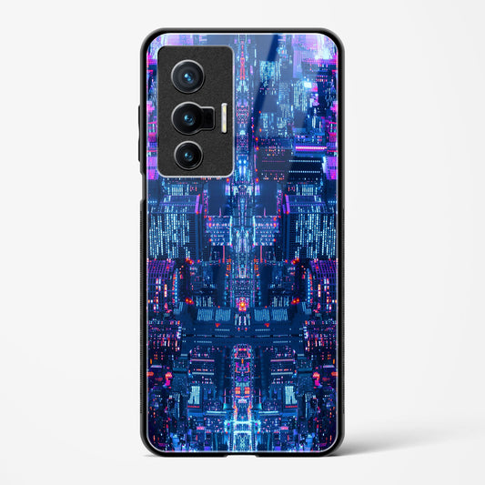 City Glitch - Vivo X70 Glass Gripper Case