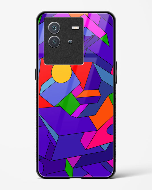 Geometric Chroma - Vivo iQOO Neo 6 5G Glass Gripper Case