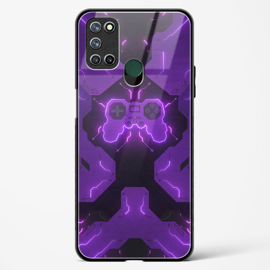 Violet Vortex - Realme 7i Glass Gripper Case