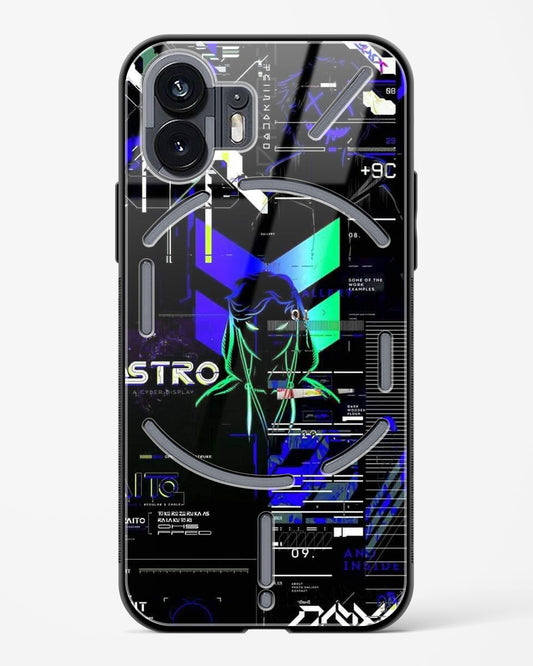 Cyber Boy Blue - Nothing Phone 2 Glass Gripper Case