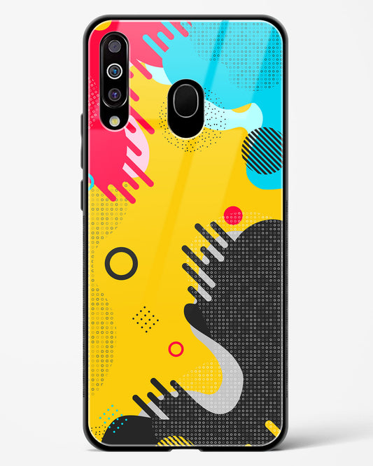 Boho Abstract - Samsung Galaxy M40 Glass Gripper Case