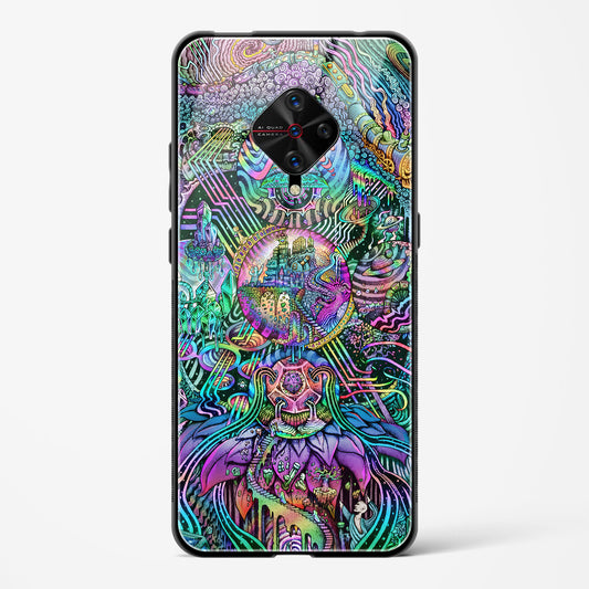 Trippy Galaxy  - Vivo S1 Pro Glass Gripper Case