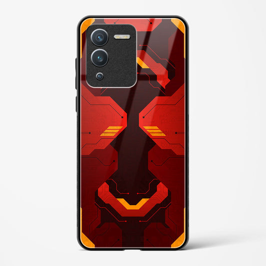 Flame Fusion - Vivo V25 Pro Glass Gripper Case