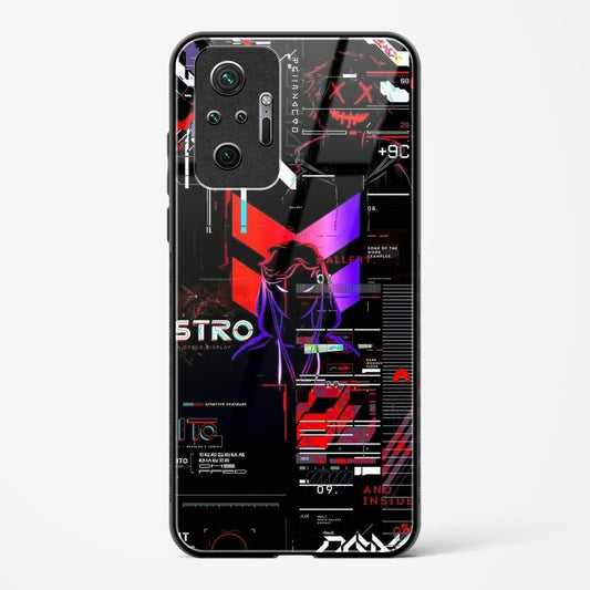 Cyber Boy Red - Redmi Note 10 Pro Glass Gripper Case