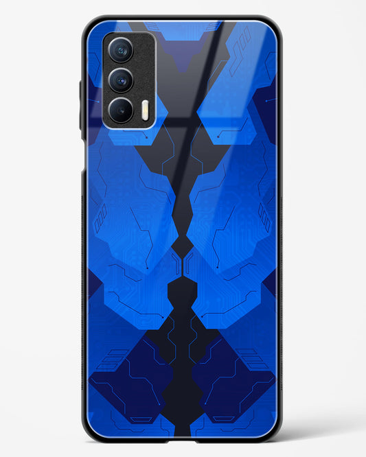 Blue Blitz - Realme X7 Glass Gripper Case