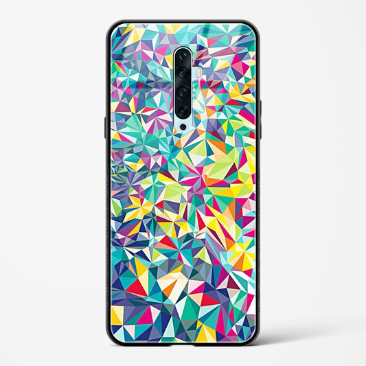 colorful geometric abstract - Oppo Reno 2F Glass Gripper Case