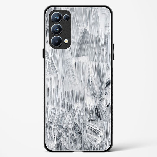 white paint - Oppo Reno 5 Pro Glass Gripper Case