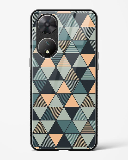 Triangle Mosaic - Vivo T2 5G Glass Gripper Case