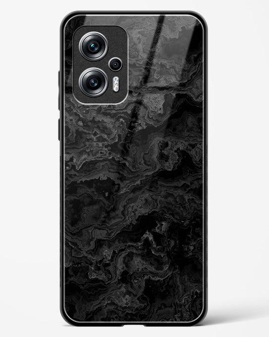 Charcoal Veil - Redmi K50i Glass Gripper Case