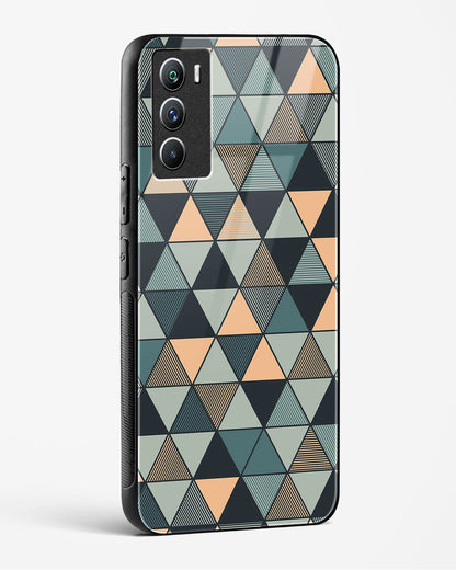 Triangle Mosaic - Vivo iQOO9 SE 5G Glass Gripper Case