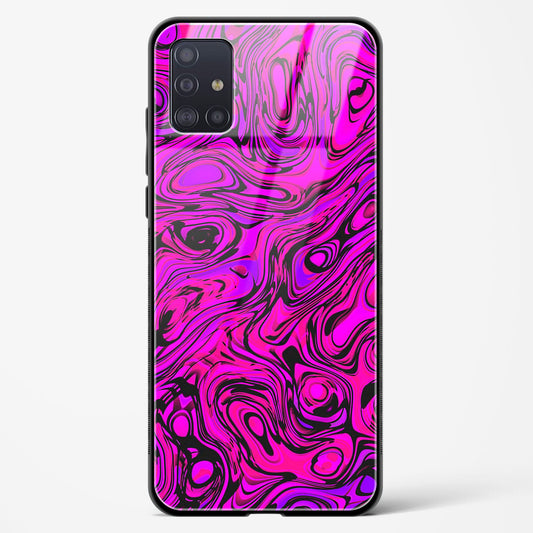 Colourful Liquid Vector - Samsung Galaxy A51 Glass Gripper Case