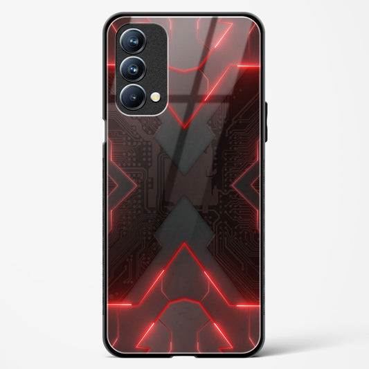 Red Horizon - Oppo F19 Glass Gripper Case