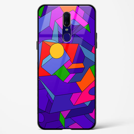 Geometric Chroma  - Oppo F11 Glass Gripper Case