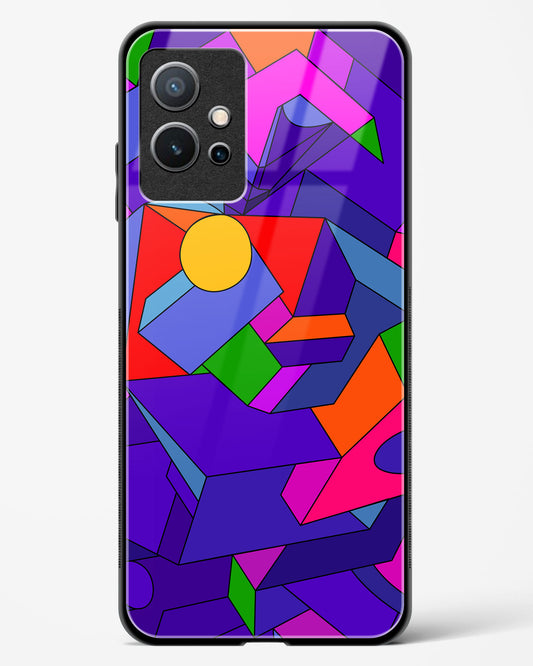 Geometric Chroma - Vivo iQOO Z6 5G Glass Gripper Case