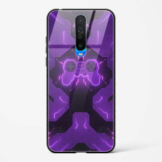 Violet Vortex - POCO X2 Glass Gripper Case