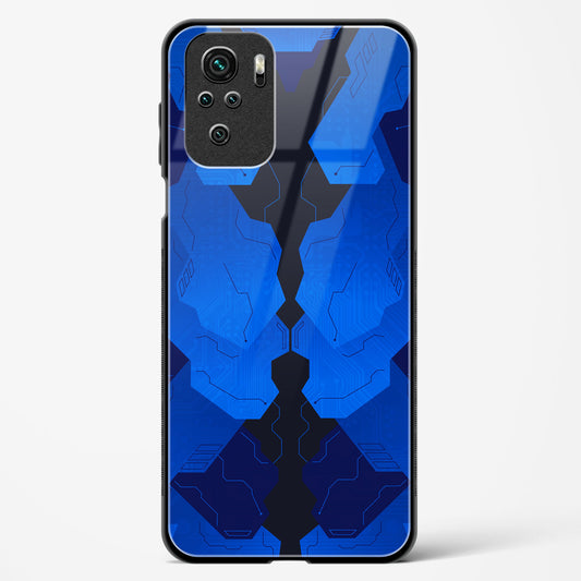 Blue Blitz - Redmi Note 10s Glass Gripper Case