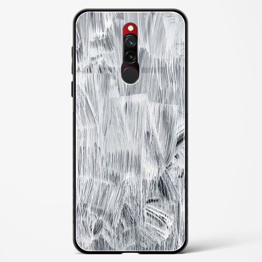 white paint - Redmi 8 Glass Gripper Case