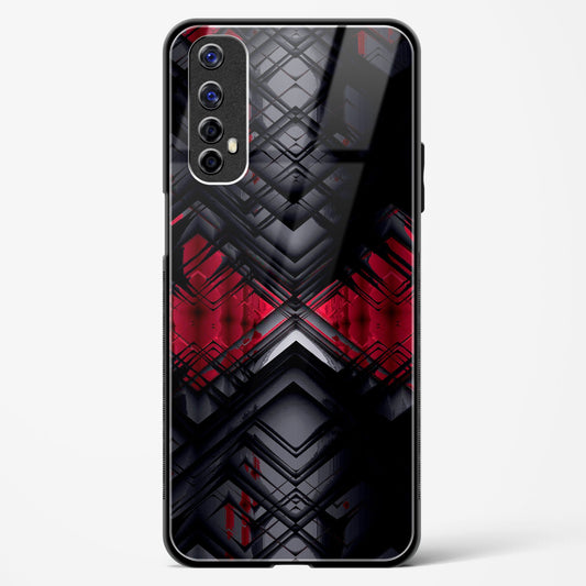 Red Eclipse - Realme 7 Glass Gripper Case