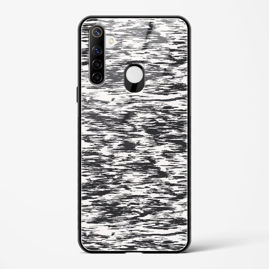 Black and White Glitch - Realme Narzo 10 Glass Gripper Case