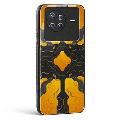 Amber Blaze - Vivo X80 5G Glass Gripper Case