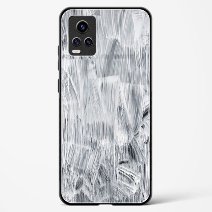 white paint - Vivo V20 Glass Gripper Case