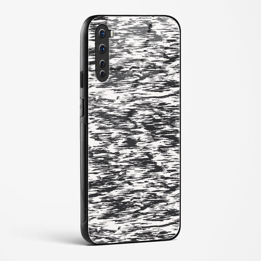 Black and White Glitch OnePlus OnePlus Nord Glass Gripper Case